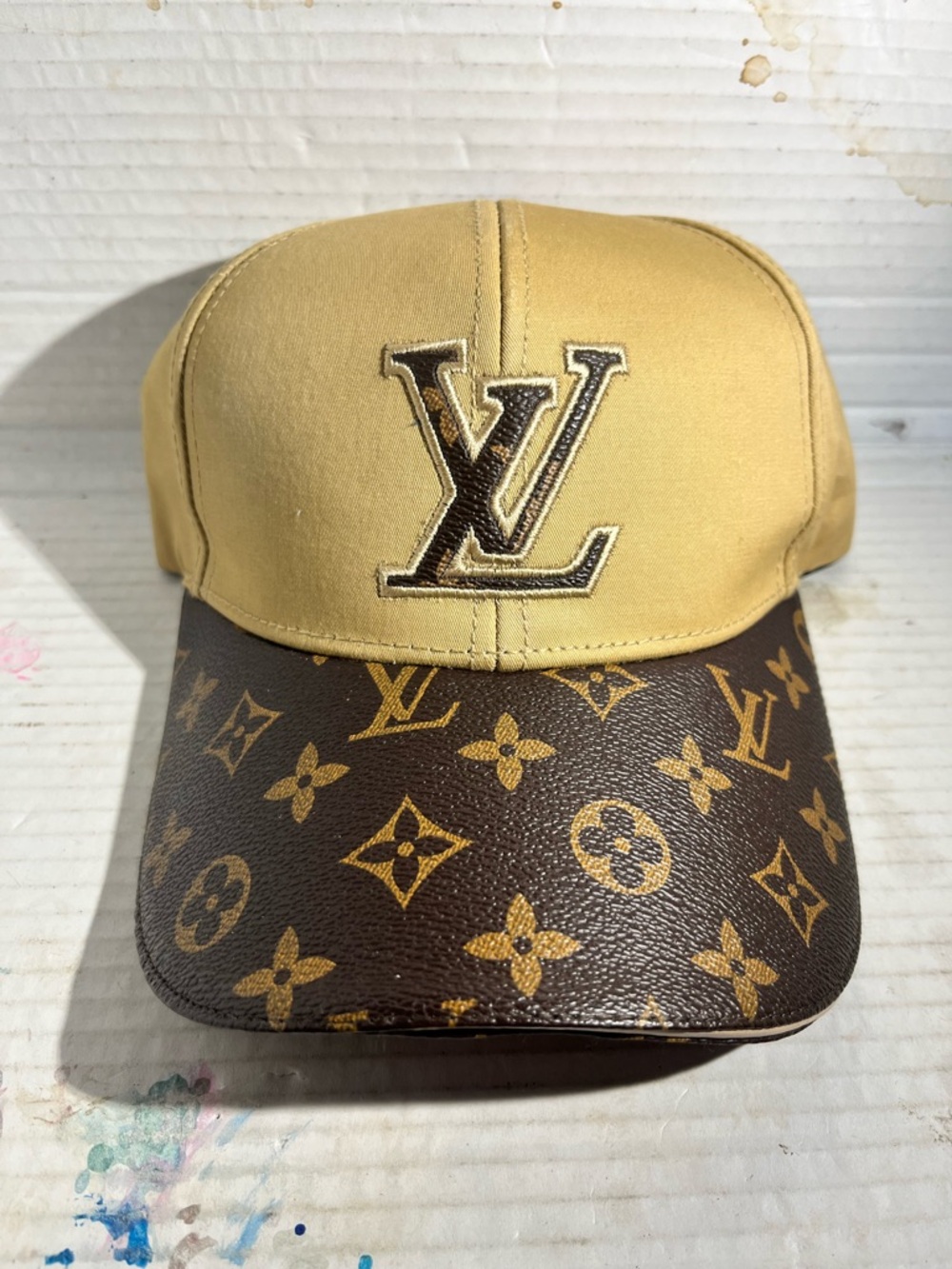 Louis Vuitton Tan and Brown Monogram Baseball Cap